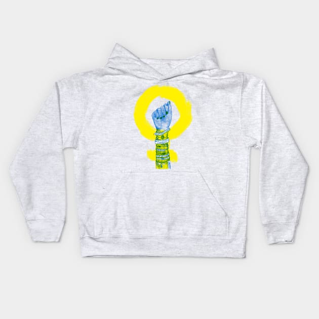 RESIST Kids Hoodie by aLouro